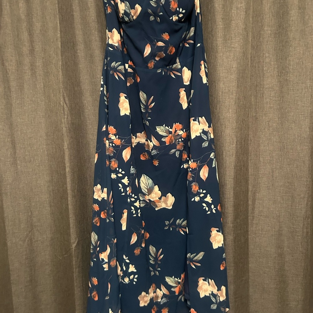 Windsor Navy Floral Maxi Dress